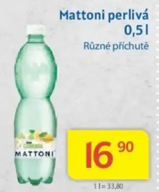 Kubík potraviny Mattoni perlivá 0,5L nabídka