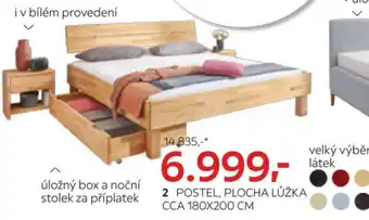 Kika Nábytek POSTEL, PLOCHA LŮŽKA CCA 180X200 CM nabídka