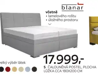 Kika Nábytek ČALOUNĚNÁ POSTEL, PLOCHA LŮŽKA CCA 180X200 CM nabídka
