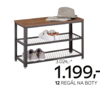 Kika Nábytek REGÁL NA BOTY nabídka