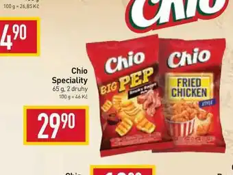 Billa Chio speciality 65 g nabídka