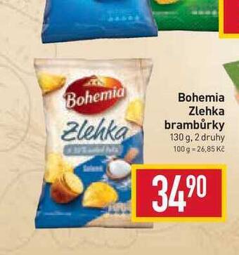 Billa Bohemia zlehka brambůrky 130 g nabídka