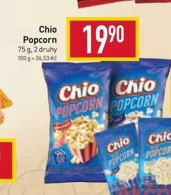Billa Chio popcorn 75 g nabídka