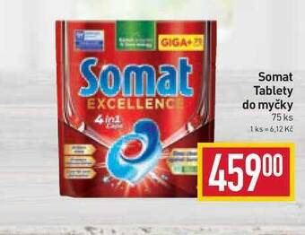 Billa Somat tablety do myčky 75 ks nabídka