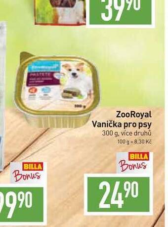 Billa Zooroyal vanička pro psy 300 g nabídka