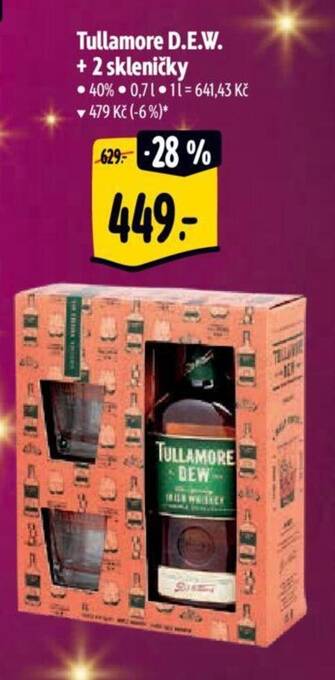 Albert Tullamore D.E.W. + 2 skleničky nabídka