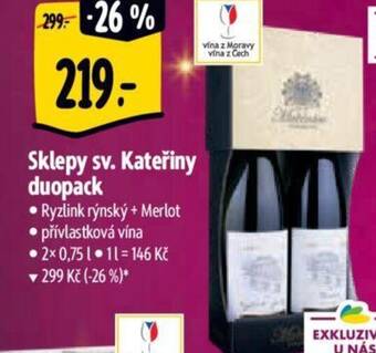 Albert Sklepy sv. Kateřiny duopack nabídka