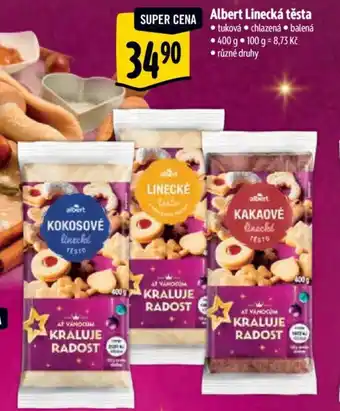 Albert Albert Linecká těsta nabídka