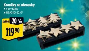 Albert Kroužky na ubrousky nabídka