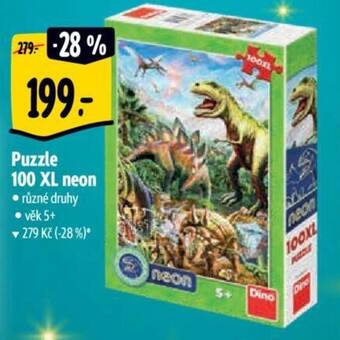 Albert Puzzle 100 XL neon nabídka