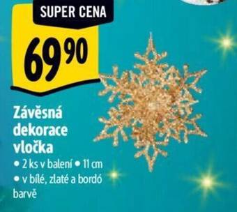 Albert Závěsná dekorace vločka nabídka