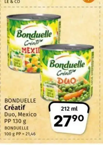 Coop BONDUELLE Créatif nabídka