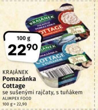 Coop KRAJÁNEK Pomazánka Cottage nabídka