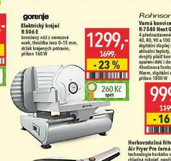 Elektrický kráječ gorenje