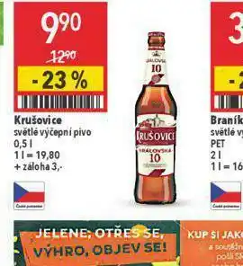 Globus Pivo krušovice královská 10 nabídka