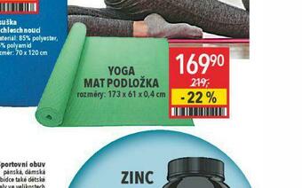 Globus Yoga mat podložka nabídka