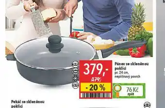 Globus Pánev se skleněnou poklicí 24 cm nabídka