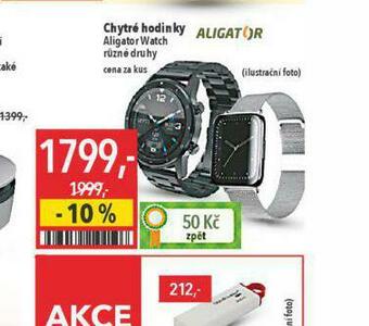 Globus Chytré hodinky aligator nabídka