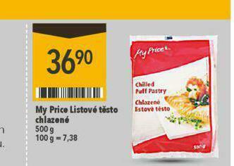 Globus My price listové těsto chlazené nabídka