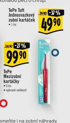 Albert Tepe tuft jednosvazkový zubní kartáček nabídka