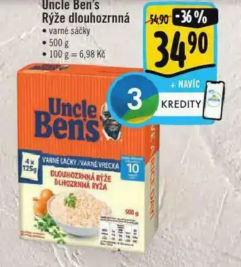 Albert Uncle ben´s rýže dlouhozrnná nabídka
