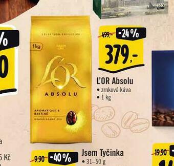Albert L´or absolu zrnková káva nabídka