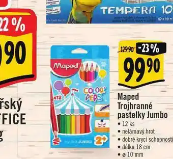 Albert Maped tohjranné pastelky jumbo nabídka