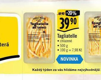 Albert Tagliatelle nabídka