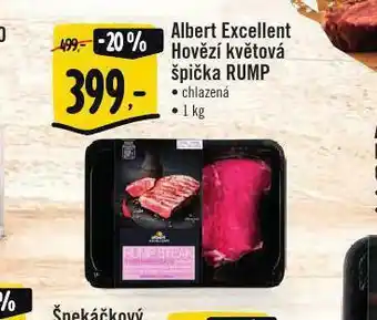 Albert Albert excellent hovězí květová špička rump nabídka