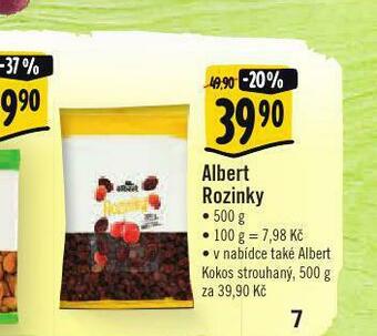 Albert Albert rozinky nabídka