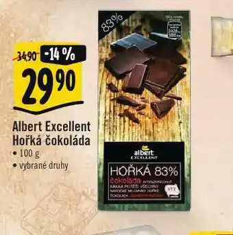 Albert Albert excellent hořká čokoláda nabídka