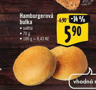 Albert Hamburgerová bulka nabídka