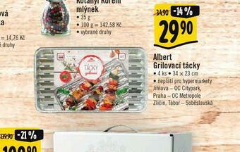 Albert Albert grilovací tácky nabídka