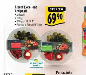 Albert Albert excellence antipasti nabídka