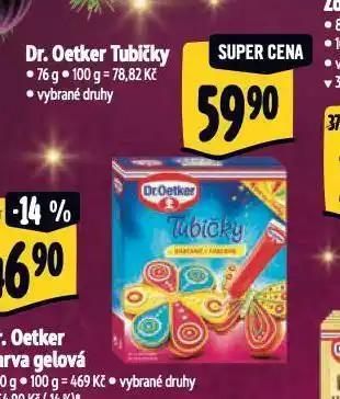 Albert Dr. oetker tubičky nabídka
