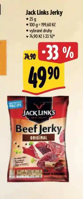 Albert Jack links jerky nabídka