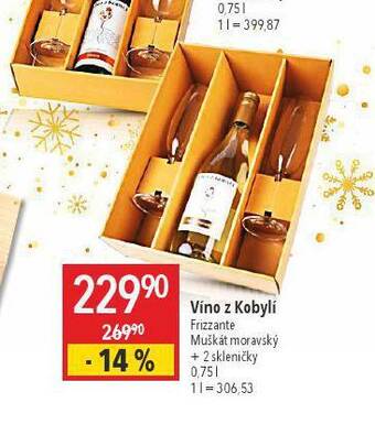 Globus Víno z kobylí frizzante nabídka