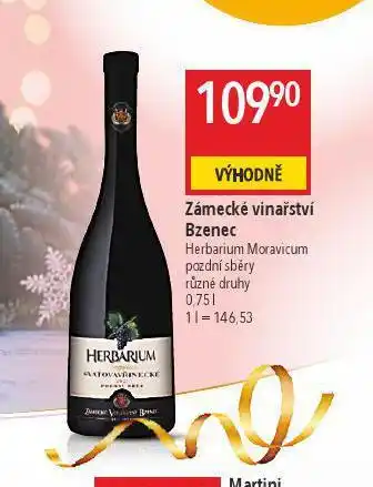Globus Zámecké vinařství bzenec nabídka