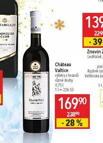 Globus Chateau valtice nabídka