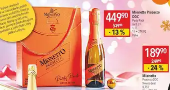 Globus Mionetto prosecco doc nabídka
