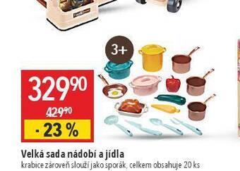 Globus Velká sada nádobí a jídla nabídka