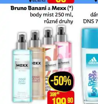 Teta Mexx body mist nabídka