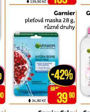 Teta Garnier pleťová maska nabídka