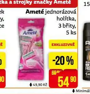 Teta Ameté jednorázová holítka nabídka