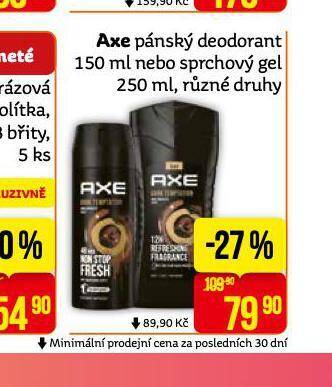 Teta Axe sprchový gel nabídka