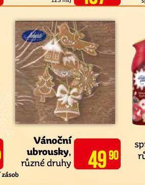 Teta Vánoční ubrousky nabídka