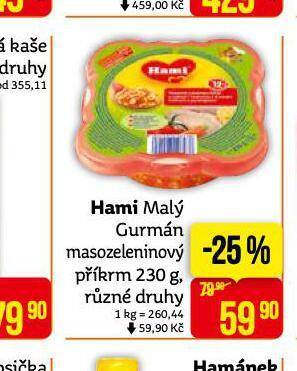 Teta Hami malý gurmán nabídka