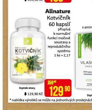 Teta Allnature kotvičník nabídka