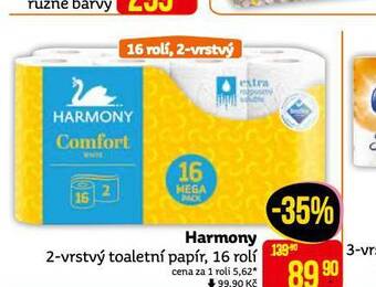 Teta Harmony toaletní papír nabídka
