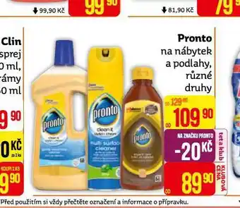 Teta Pronto na nábytek a podlahy nabídka